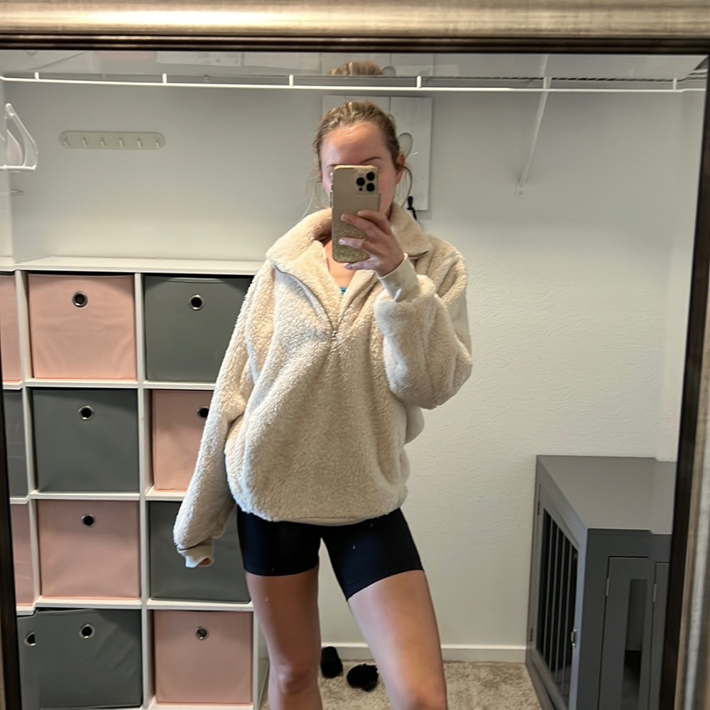 Never worn (no tags) express half zip